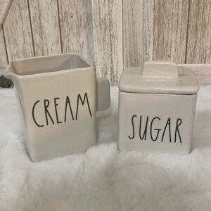 Rae Dunn Cream & Sugar Set